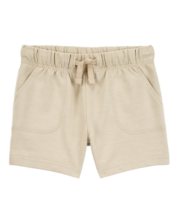 Toddler Boy Pull-On French Terry Shorts - Khaki, 