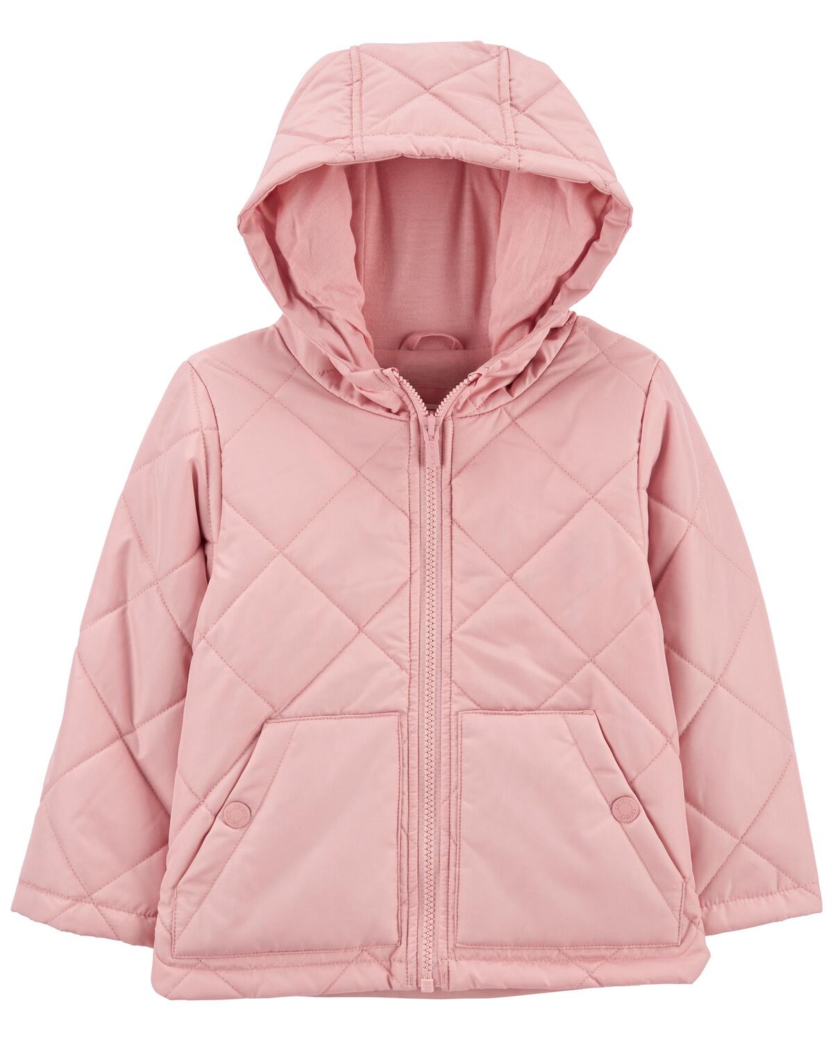 Pink Toddler Quilted MidWeight Jacket