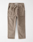 Toddler Organic Cotton Corduroy Pants in Baby Otter, image 1 of 4 slides