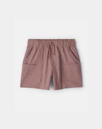 Toddler Boy Woven Pocket Shorts - Brown, 
