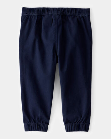 Baby Uniform Twill Joggers - Navy, 