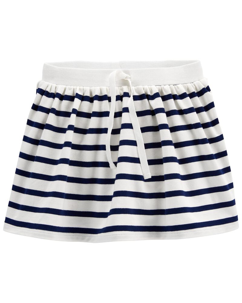 Striped Jersey Skort, image 1 of 3 slides