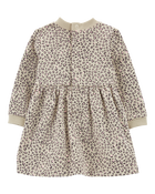 Baby Cheetah Print Fleece Dress, image 2 of 5 slides