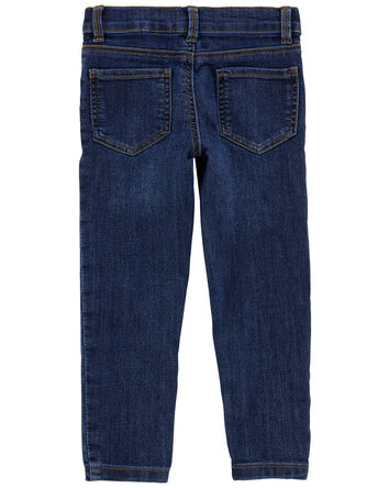 Baby Dark Blue Wash Skinny-Leg Jeans, 