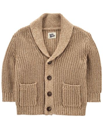 Baby Chunky Knit Button-Front Cardigan, 