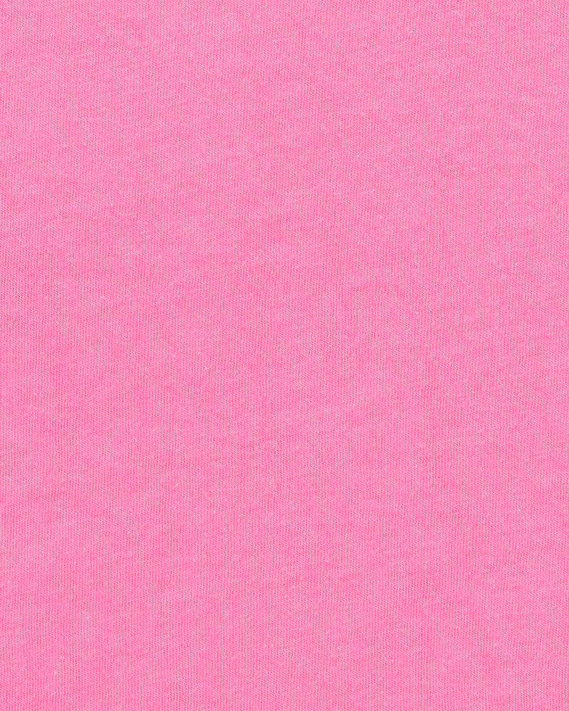 Toddler Solid Short-Sleeve Fashion Top - Pink, image 2 of 3 slides