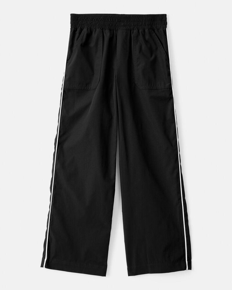 Girls Woven Active Pants - Black, image 1 of 5 slides