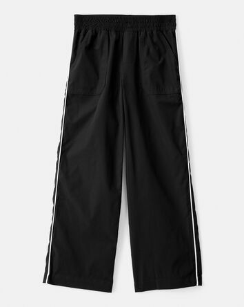 Girls Woven Active Pants - Black, 
