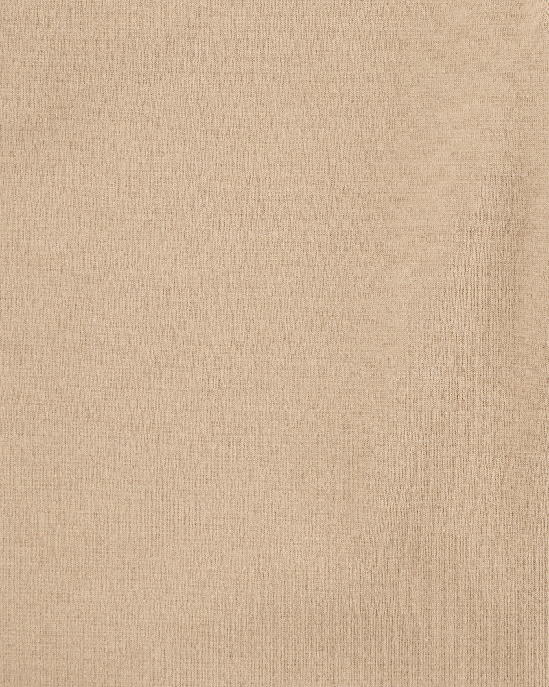 Kid Ponte Knit Uniform Pants - Khaki, image 3 of 4 slides