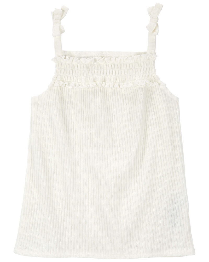 Baby Textured Smocked Tank, image 1 of 3 slides