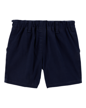 Toddler Stretch Chino Uniform Shorts - Navy, 