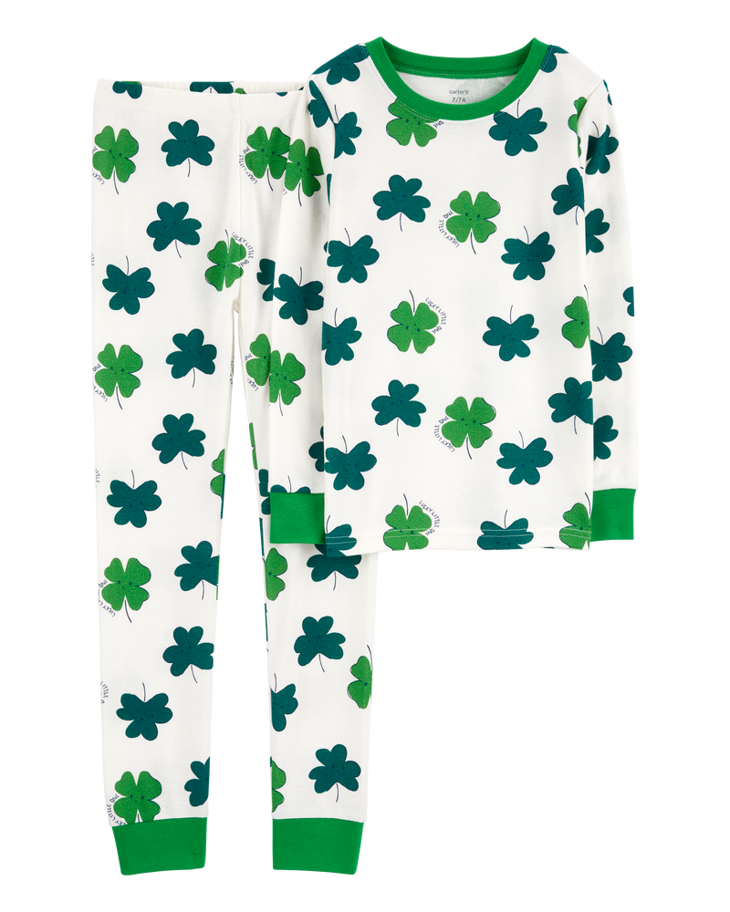 Kid 2-Piece St. Patrick's Day 100% Snug Fit Cotton Pajamas, image 1 of 3 slides
