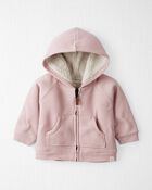 Baby Sherpa Lined Jacket Made with Organic Cotton
, image 1 of 5 slides