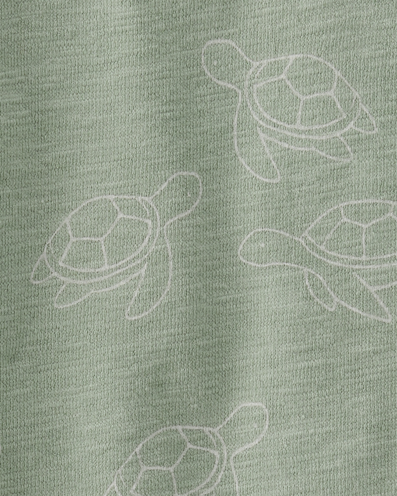 Toddler 2-Piece Turtles-Print Set Made with Organic Cotton, image 4 of 4 slides