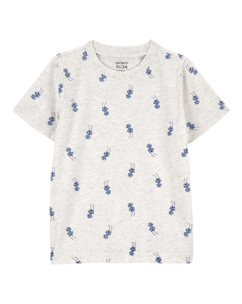 Baby Boy Race Car Short-Sleeve Tee - Grey, 