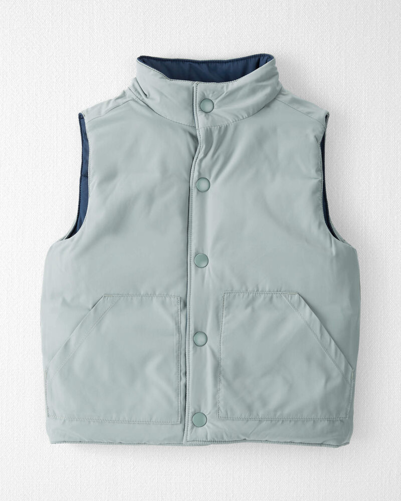 Toddler 2-in-1 Puffer Vest Made with Recycled Materials, image 2 of 6 slides