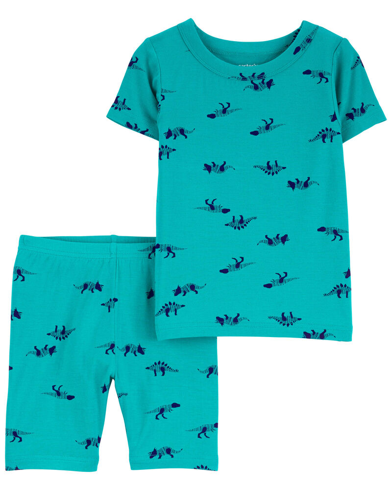 Toddler 2-Piece Dinosaur PurelySoft Pajamas, image 1 of 3 slides