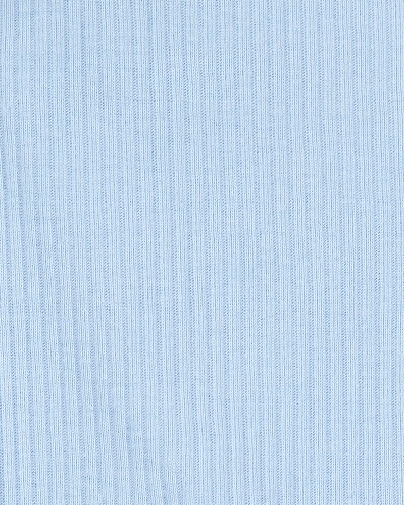 Baby 2-Piece Jumpsuit & Sock Set - Blue, image 4 of 5 slides