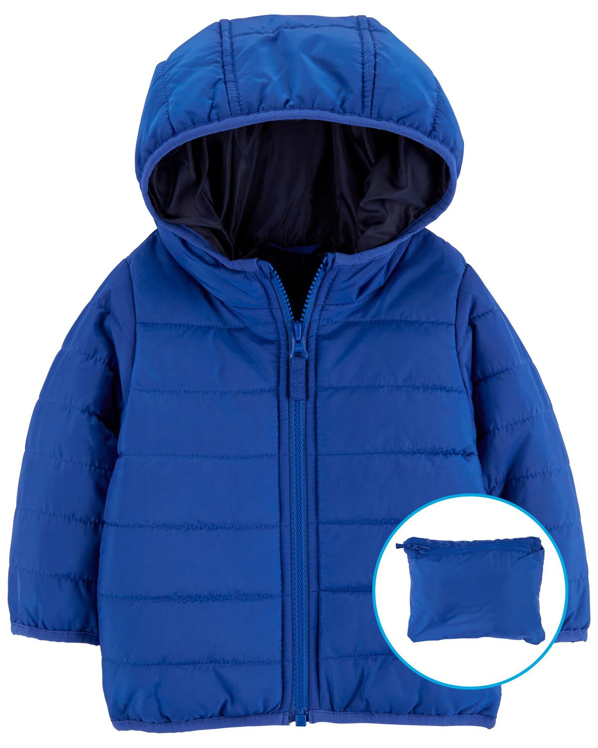Blue Baby Packable Puffer Jacket | carters.com