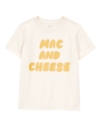 Toddler Boy Mac & Cheese Short-Sleeve Graphic Tee - Ivory, 