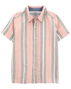 Kid Plaid Button-Front Shirt, image 1 of 4 slides