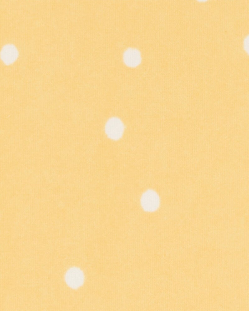 Toddler Girl 1-Piece Polka Dot Swimsuit - Gold, image 3 of 4 slides