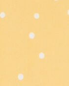 Toddler Girl 1-Piece Polka Dot Swimsuit - Gold, image 3 of 4 slides