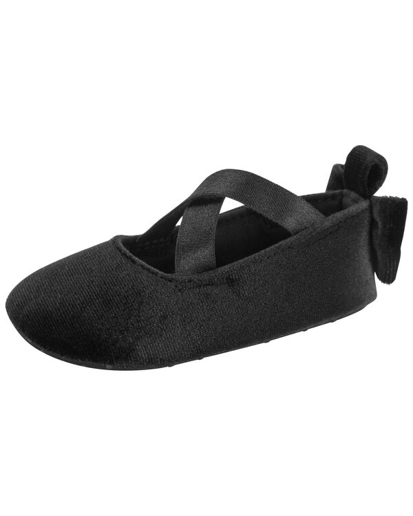 Black Baby Ballet Flats