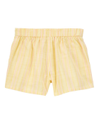 Kid 2-Piece Lemon Fashion Top & Striped Sun Shorts Set, image 5 of 6 slides
