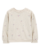 Baby Embroidered Fleece Pullover, image 1 of 3 slides
