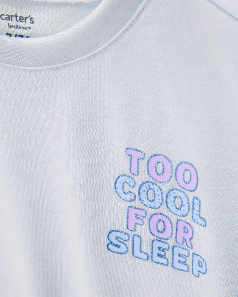 Kid 4-Piece Loose Fit Pajamas, image 6 of 8 slides