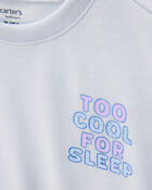 Kid 4-Piece Loose Fit Pajamas, image 6 of 8 slides