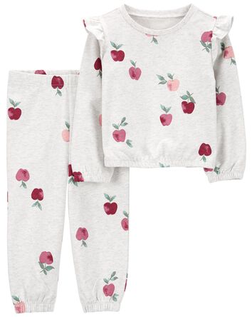 Toddler 2-Piece Apple Outfit Set, 