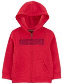 Red - Baby OshKosh Logo Zip-Up Hoodie