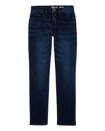Kid Dark Wash Slim-Fit Skinny-Leg Jeans, 