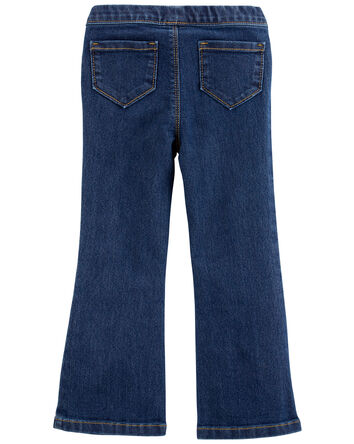 Toddler Flare Pull-On Denim Jeans, 