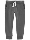 Grey - Baby Pull-On French Terry Joggers