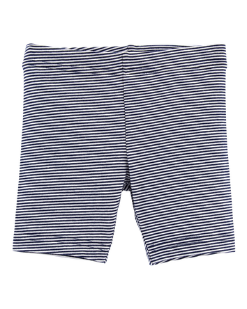 Toddler Striped Bike Shorts, 