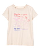 Kid Magic Is Real Short-Sleeve Graphic Tee - Ivory, image 1 of 3 slides