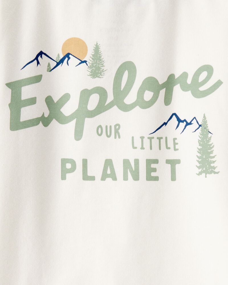 Baby Girl Organic Cotton Let's Explore Long-Sleeve Tee, image 5 of 7 slides