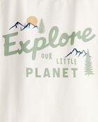 Baby Girl Organic Cotton Let's Explore Long-Sleeve Tee, image 5 of 7 slides