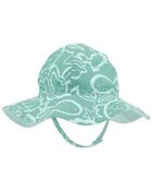 Baby Ocean Print Reversible Swim Hat, image 1 of 3 slides