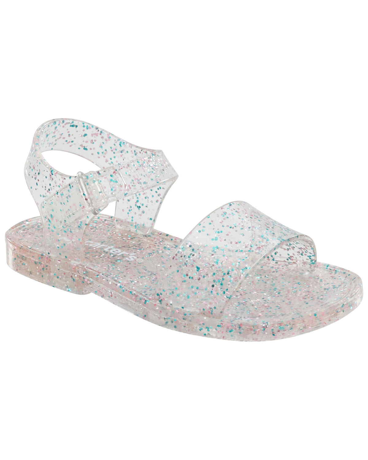 Clear Toddler Glitter Jelly Sandals