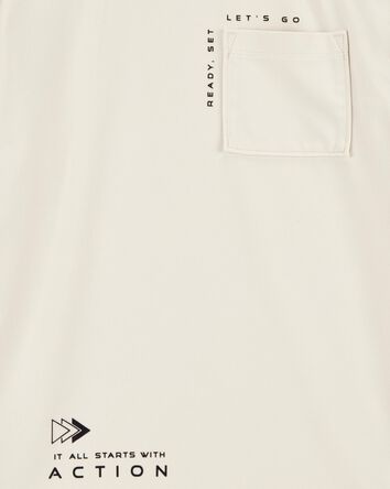 Kid Solid Short-Sleeve Tee - Ivory, 