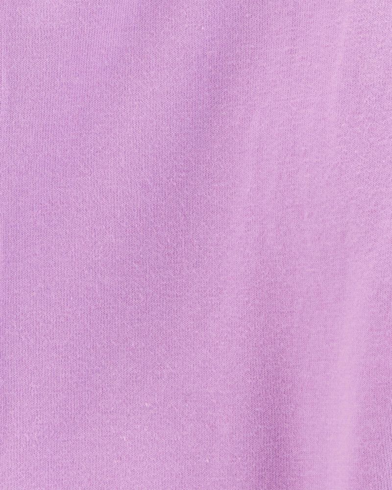 Kid High-Rise Bike Shorts - Purple, image 4 of 5 slides