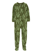 Kid 1-Piece Transformer Fleece Footie Pajamas, image 1 of 3 slides