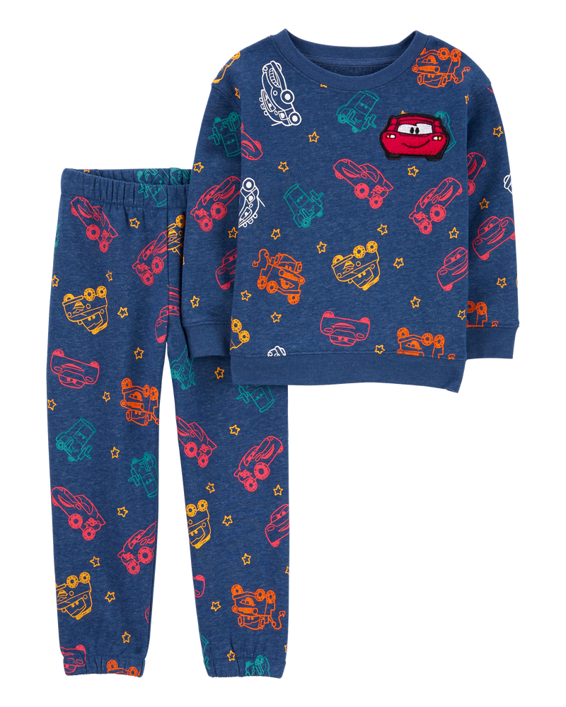 Toddler 2-Piece Cars Sweatshirt & Pant Set, image 1 of 2 slides