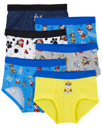 Toddler 6-Pack PAW Patrol Cotton Briefs Underwear, 