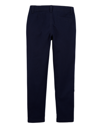 Kid Slim Tapered Chino Pants - Navy, 