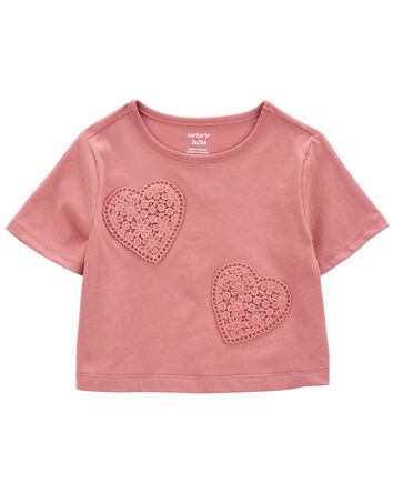 Toddler Heart Boxy-Fit Graphic Tee, 